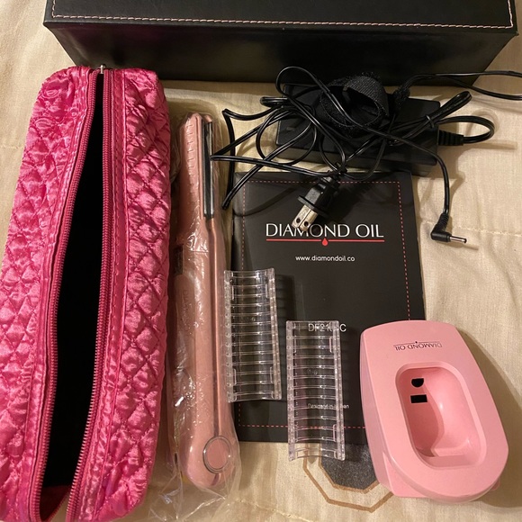 Flash deal❣️Diamonds oil cordless hair straightener ❣️ main image 6